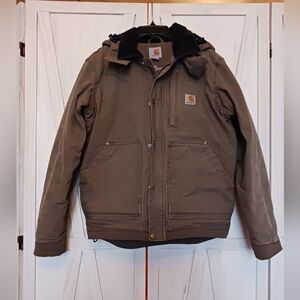 Mens Carhartt Full Swing Ripstop Insulated Jacket in Tarmac - S